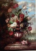 unknow artist Floral, beautiful classical still life of flowers.069 oil painting on canvas